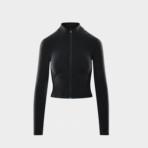 Aritzia Golden New Butter Limit Mockneck Zip-Up Jacket. Black. XXS. NWOT.